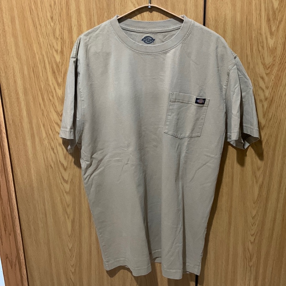 Tan Dickies Pocket Tee XLT
